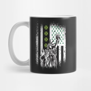 St. Patrick's Day IRISH AMERICAN FLAG Mug